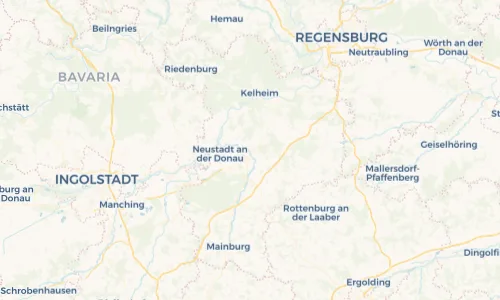Regenradar Vorschaubild - Aktuelle Niederschläge in Abensberg und Umgebung