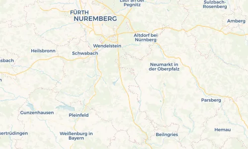 Regenradar Vorschaubild - Aktuelle Niederschläge in Allersberg und Umgebung