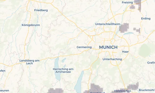 Regenradar Vorschaubild - Aktuelle Niederschläge in Alling und Umgebung