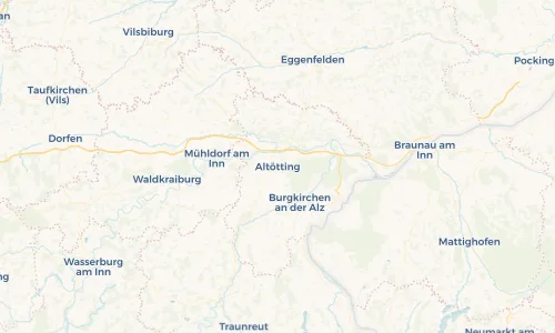 Regenradar Vorschaubild - Aktuelle Niederschläge in Altötting und Umgebung