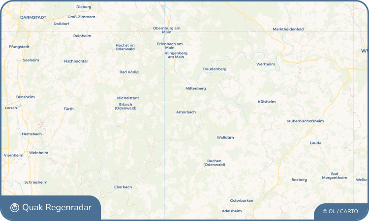 Quak Regenradar-Widget Amorbach