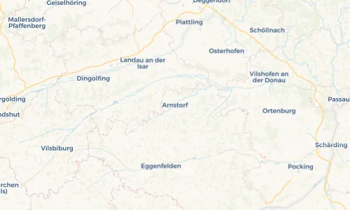 Regenradar Vorschaubild - Aktuelle Niederschläge in Arnstorf und Umgebung
