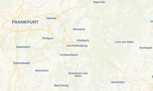 Regenradar Vorschaubild - Aktuelle Niederschläge in Aschaffenburg und Umgebung