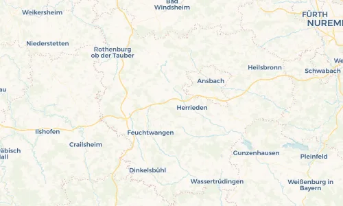 Regenradar Vorschaubild - Aktuelle Niederschläge in Aurach und Umgebung