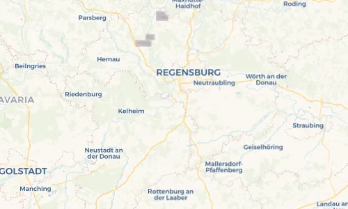 Regenradar Vorschaubild - Aktuelle Niederschläge in Bad Abbach und Umgebung