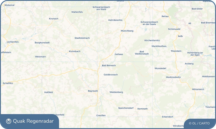 Quak Regenradar-Widget Bad Berneck