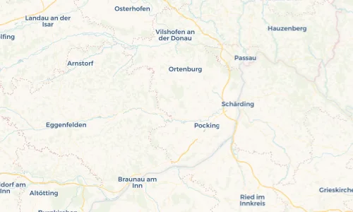 Regenradar Vorschaubild - Aktuelle Niederschläge in Bad Griesbach im Rottal und Umgebung