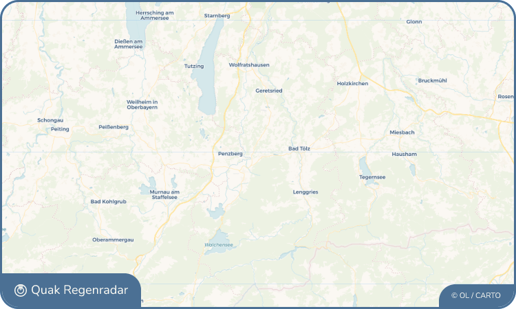 Quak Regenradar-Widget Bad Heilbrunn