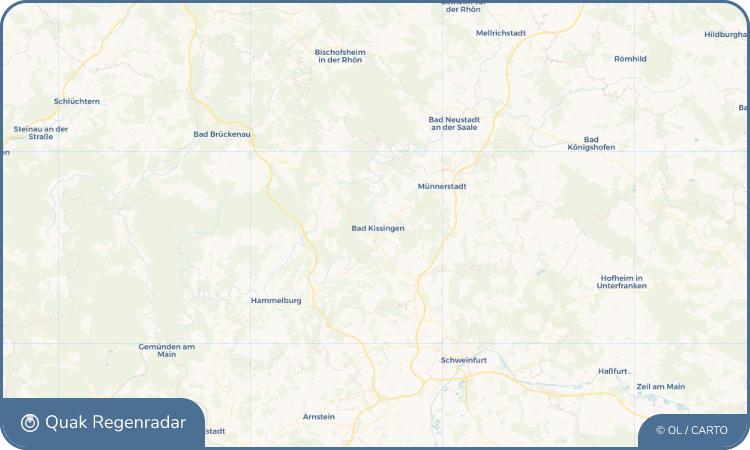 Regenradar-Widget für Bad Kissingen