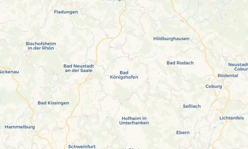 Regenradar Vorschaubild - Aktuelle Niederschläge in Bad Königshofen und Umgebung