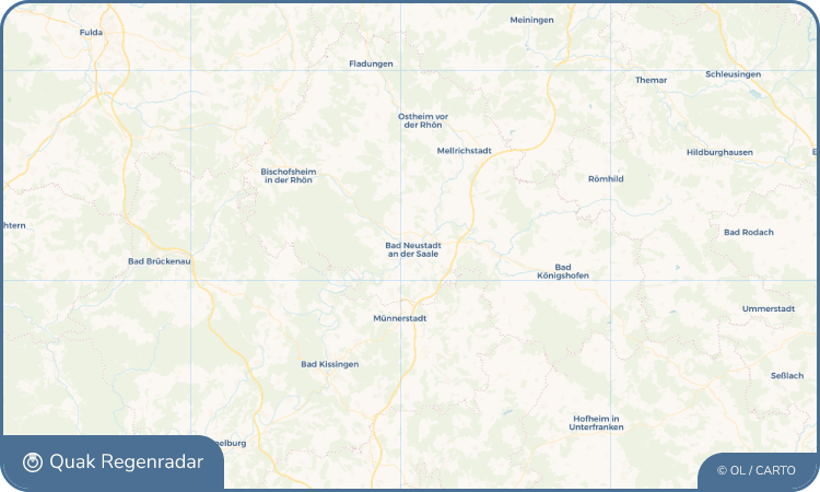 Quak Regenradar-Widget Bad Neustadt an der Saale