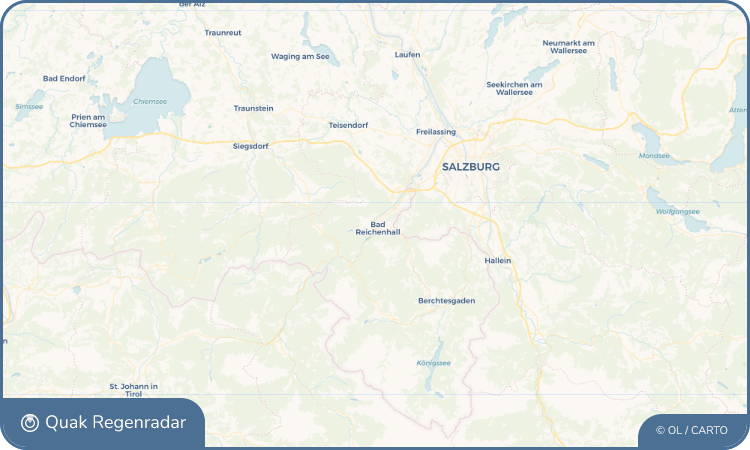 Quak Regenradar-Widget Bad Reichenhall