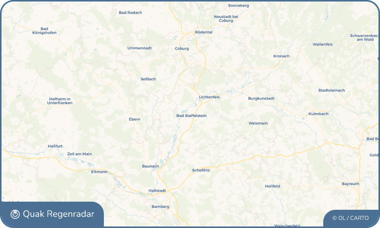 Quak Regenradar-Widget Bad Staffelstein