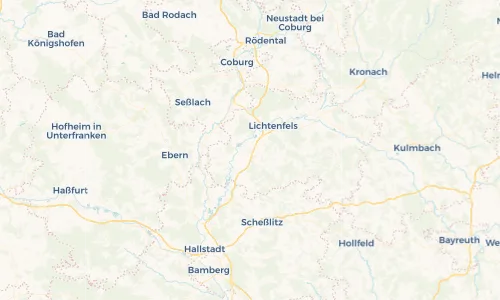 Regenradar Vorschaubild - Aktuelle Niederschläge in Bad Staffelstein und Umgebung