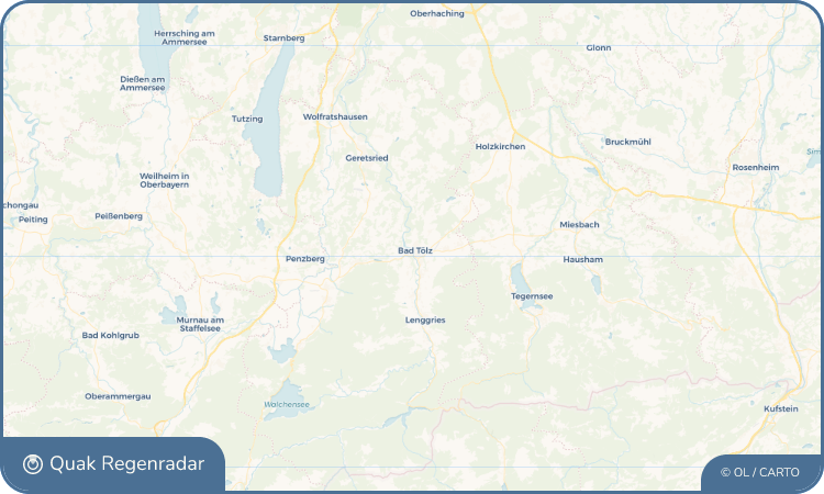Quak Regenradar-Widget Bad Tölz