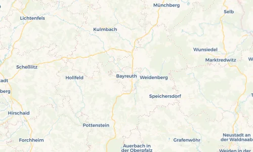 Regenradar Vorschaubild - Aktuelle Niederschläge in Bayreuth und Umgebung