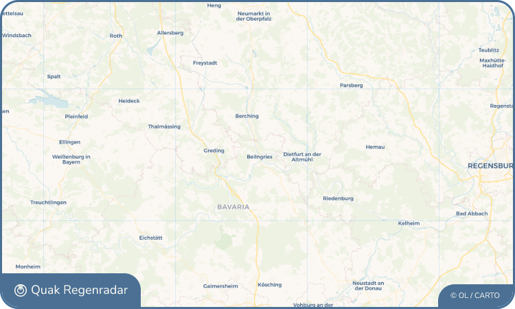 Quak Regenradar-Widget Beilngries