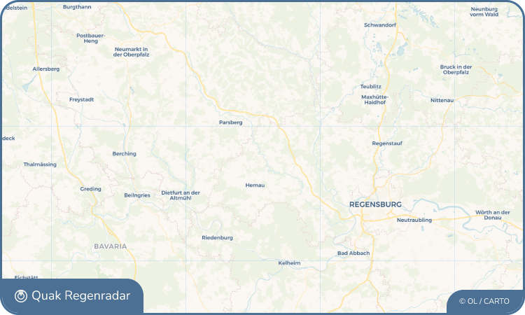 Quak Regenradar-Widget Beratzhausen