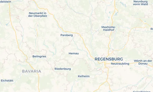 Regenradar Vorschaubild - Aktuelle Niederschläge in Beratzhausen und Umgebung