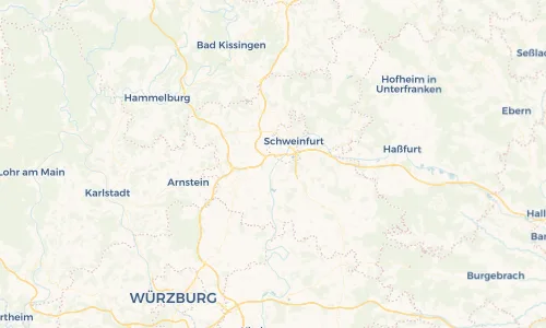 Regenradar Vorschaubild - Aktuelle Niederschläge in Bergrheinfeld und Umgebung