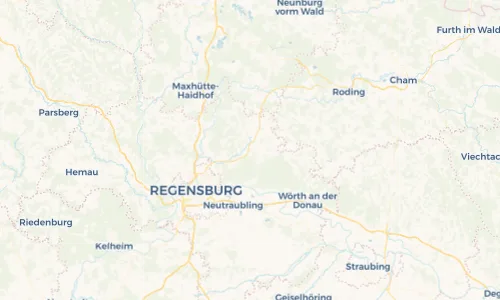 Regenradar Vorschaubild - Aktuelle Niederschläge in Bernhardswald und Umgebung