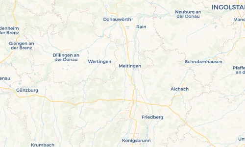 Regenradar Vorschaubild - Aktuelle Niederschläge in Biberbach und Umgebung