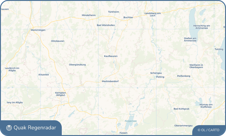 Quak Regenradar-Widget Biessenhofen
