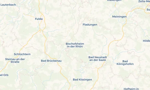 Regenradar Vorschaubild - Aktuelle Niederschläge in Bischofsheim in der Rhön und Umgebung