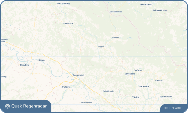 Quak Regenradar-Widget Bischofsmais