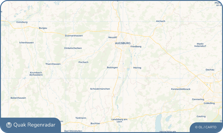 Quak Regenradar-Widget Bobingen