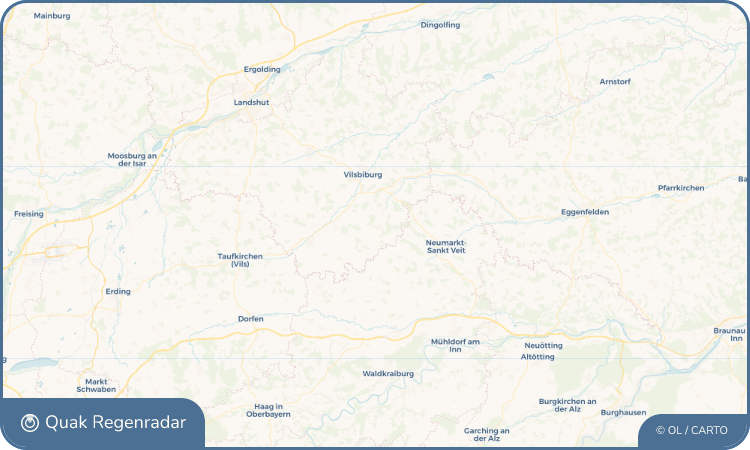Quak Regenradar-Widget Bodenkirchen