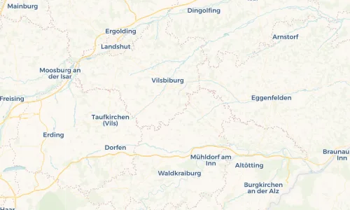 Regenradar Vorschaubild - Aktuelle Niederschläge in Bodenkirchen und Umgebung