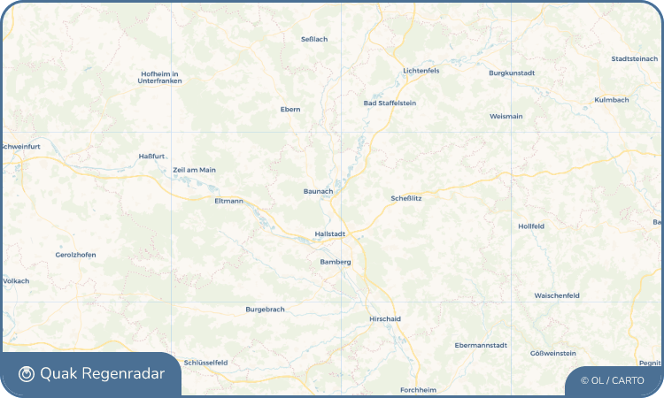 Quak Regenradar-Widget Breitengüßbach