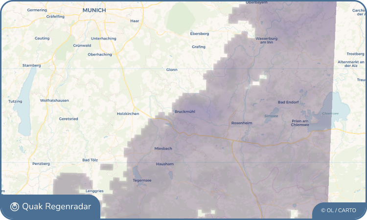 Quak Regenradar-Widget Bruckmühl