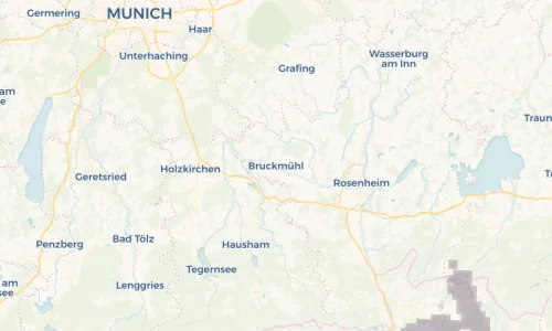 Regenradar Vorschaubild - Aktuelle Niederschläge in Bruckmühl und Umgebung