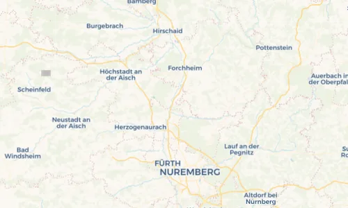 Regenradar Vorschaubild - Aktuelle Niederschläge in Bubenreuth und Umgebung