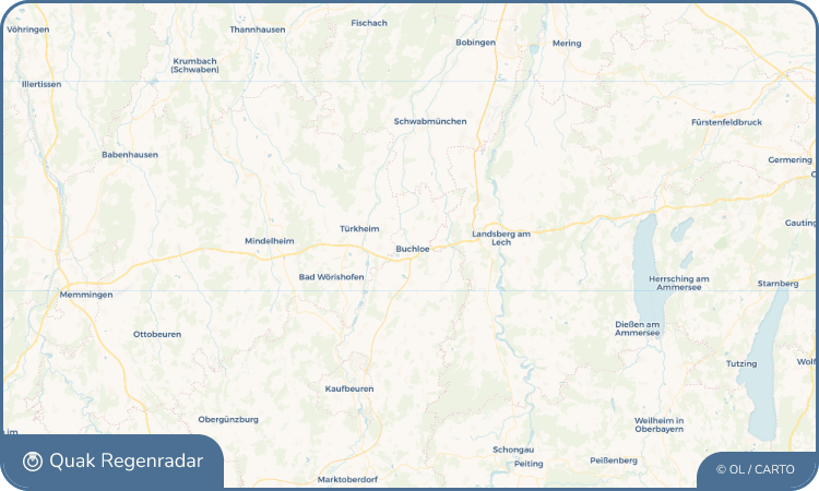 Quak Regenradar-Widget Buchloe