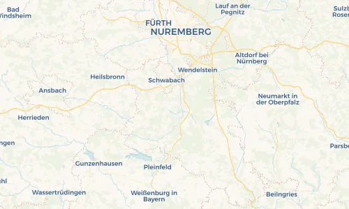 Regenradar Vorschaubild - Aktuelle Niederschläge in Büchenbach und Umgebung
