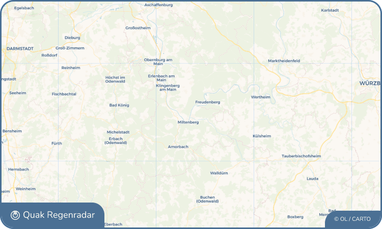 Regenradar-Widget für Bürgstadt