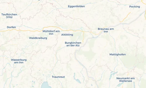 Regenradar Vorschaubild - Aktuelle Niederschläge in Burgkirchen an der Alz und Umgebung