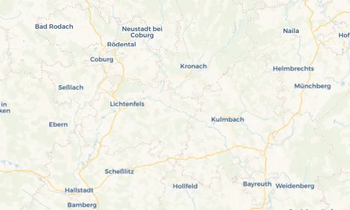Regenradar Vorschaubild - Aktuelle Niederschläge in Burgkunstadt und Umgebung