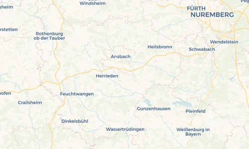 Regenradar Vorschaubild - Aktuelle Niederschläge in Burgoberbach und Umgebung