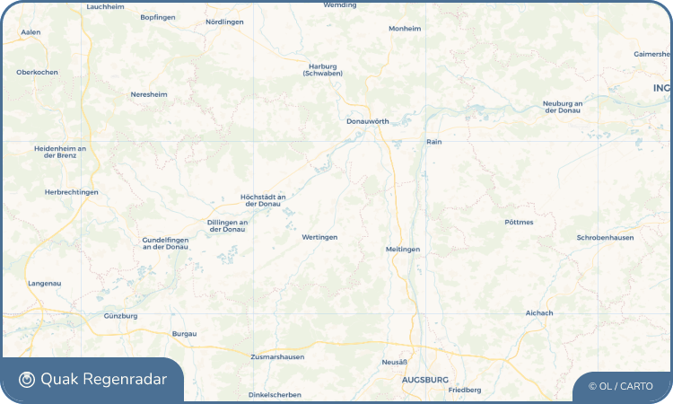 Quak Regenradar-Widget Buttenwiesen
