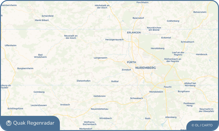 Regenradar-Widget für Cadolzburg