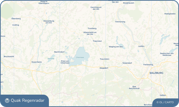 Quak Regenradar-Widget Chieming