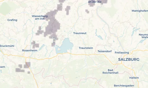 Regenradar Vorschaubild - Aktuelle Niederschläge in Chieming und Umgebung