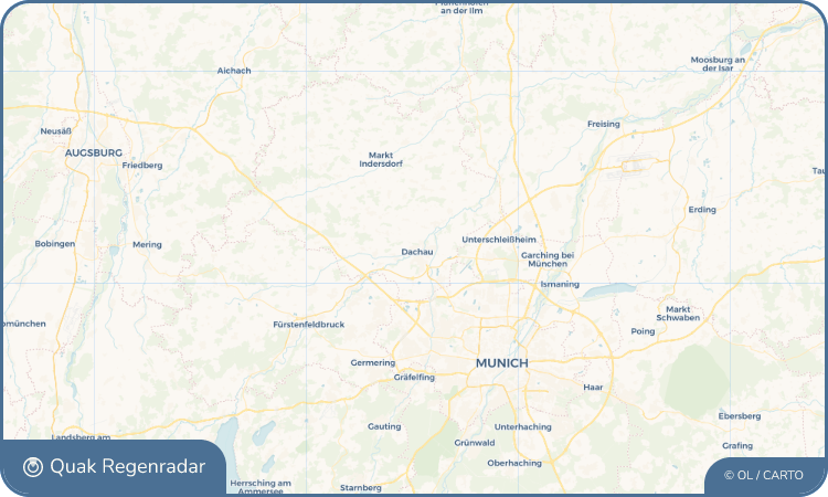 Quak Regenradar-Widget Dachau