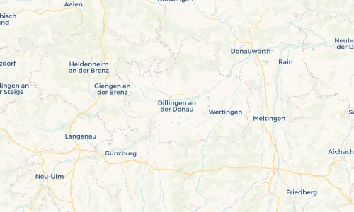 Regenradar Vorschaubild - Aktuelle Niederschläge in Dillingen an der Donau und Umgebung