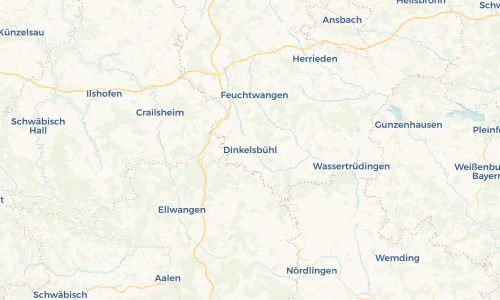 Regenradar Vorschaubild - Aktuelle Niederschläge in Dinkelsbühl und Umgebung