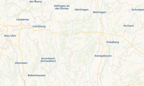 Regenradar Vorschaubild - Aktuelle Niederschläge in Dinkelscherben und Umgebung